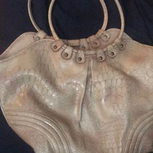 Nude colored purse